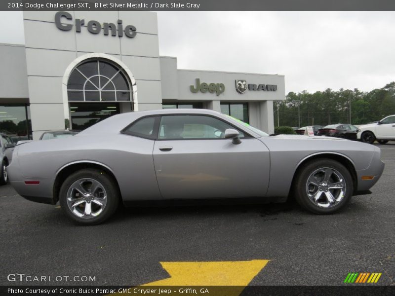 Billet Silver Metallic / Dark Slate Gray 2014 Dodge Challenger SXT