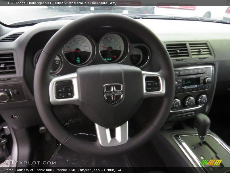 Billet Silver Metallic / Dark Slate Gray 2014 Dodge Challenger SXT