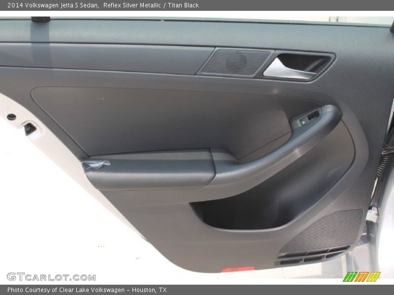 Reflex Silver Metallic / Titan Black 2014 Volkswagen Jetta S Sedan