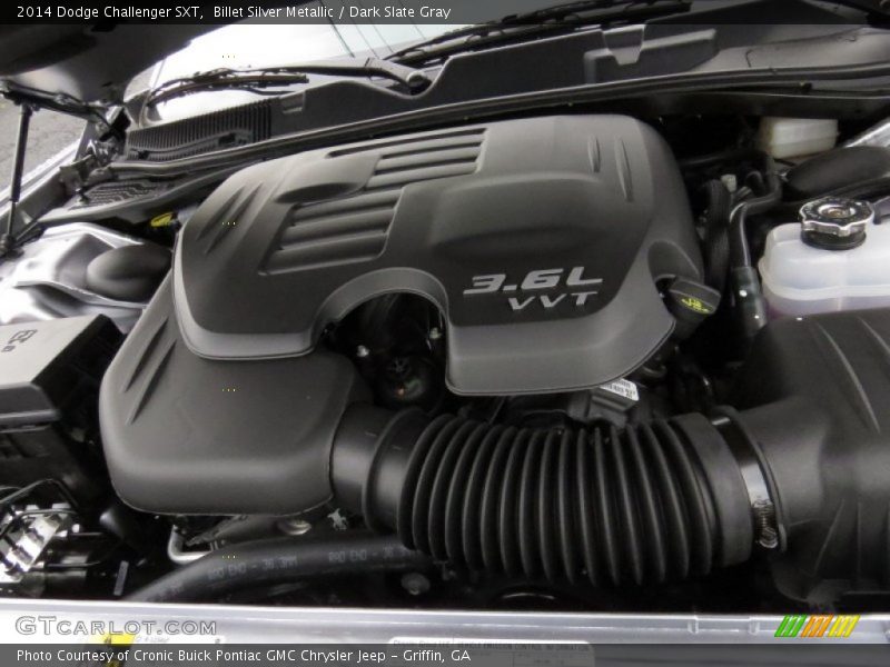 Billet Silver Metallic / Dark Slate Gray 2014 Dodge Challenger SXT