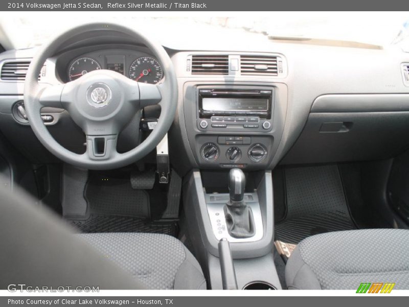 Reflex Silver Metallic / Titan Black 2014 Volkswagen Jetta S Sedan