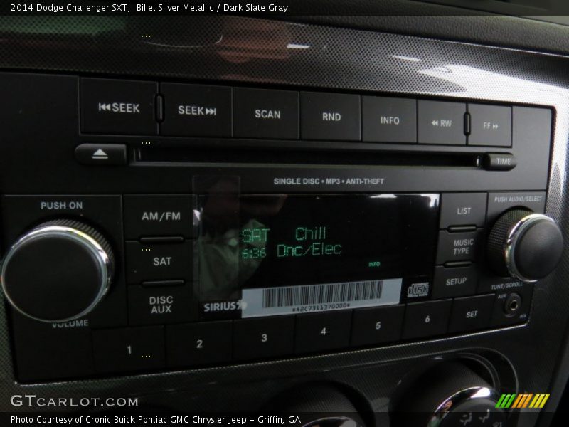 Billet Silver Metallic / Dark Slate Gray 2014 Dodge Challenger SXT