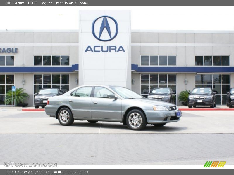Laguna Green Pearl / Ebony 2001 Acura TL 3.2