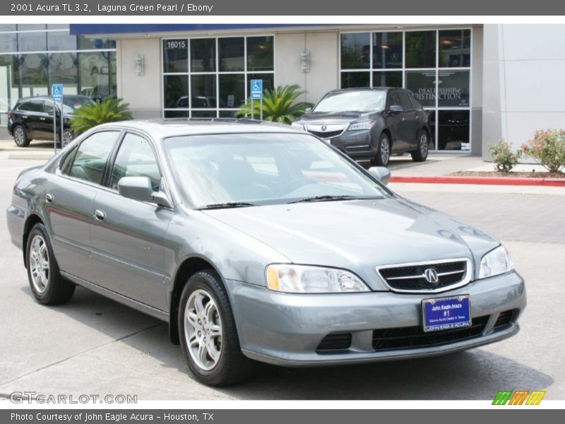 Laguna Green Pearl / Ebony 2001 Acura TL 3.2