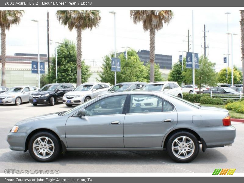 Laguna Green Pearl / Ebony 2001 Acura TL 3.2