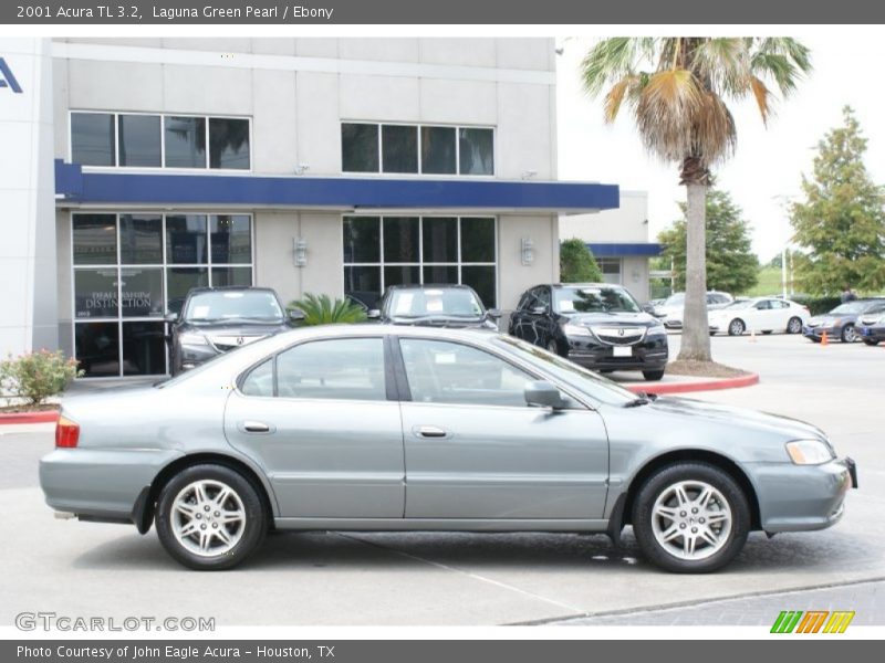 Laguna Green Pearl / Ebony 2001 Acura TL 3.2