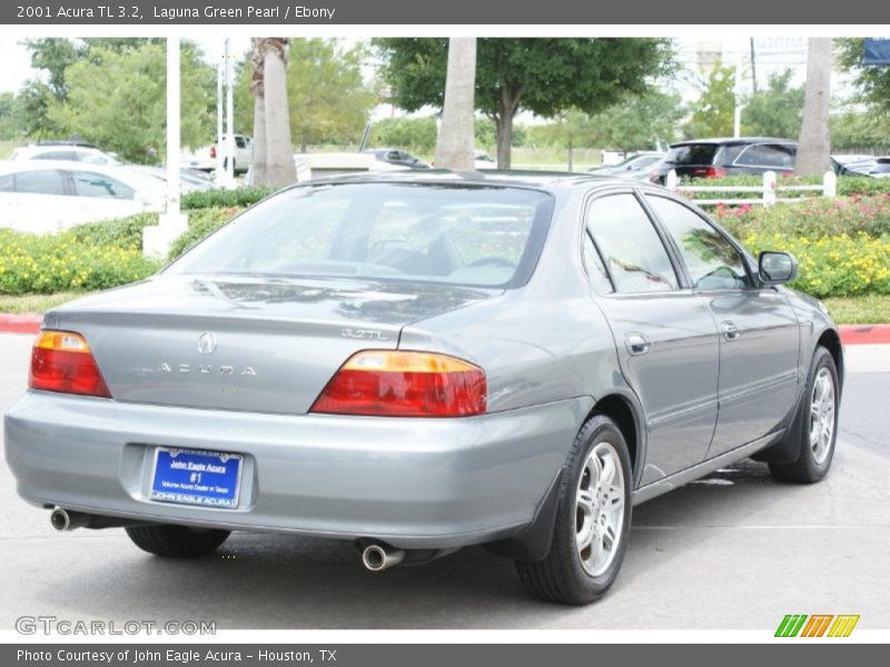 Laguna Green Pearl / Ebony 2001 Acura TL 3.2
