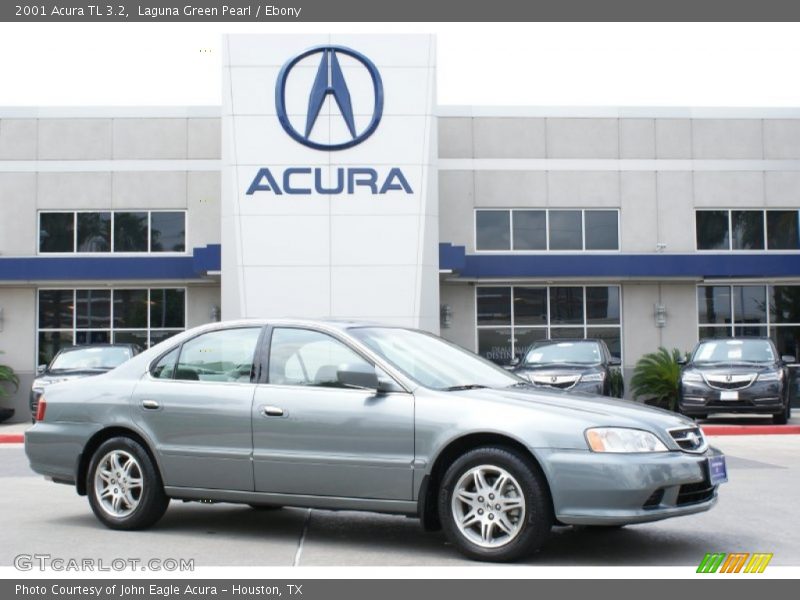 Laguna Green Pearl / Ebony 2001 Acura TL 3.2