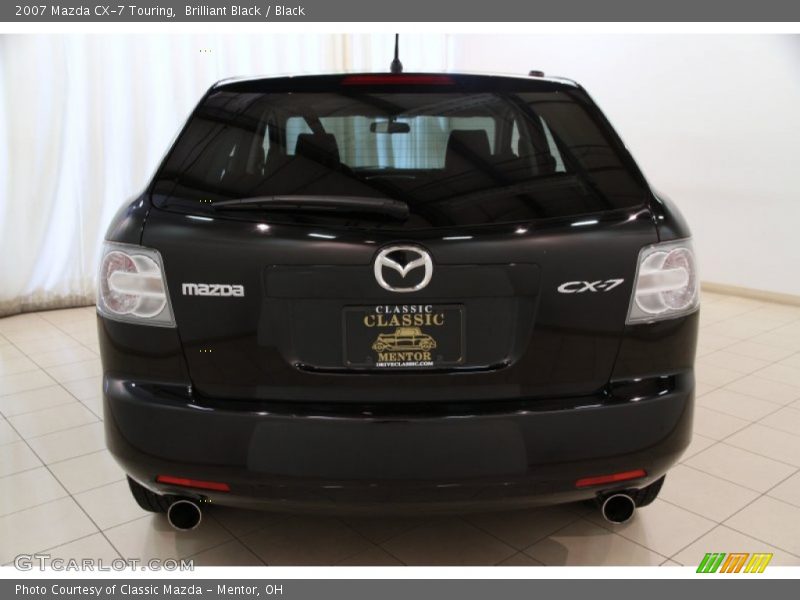 Brilliant Black / Black 2007 Mazda CX-7 Touring