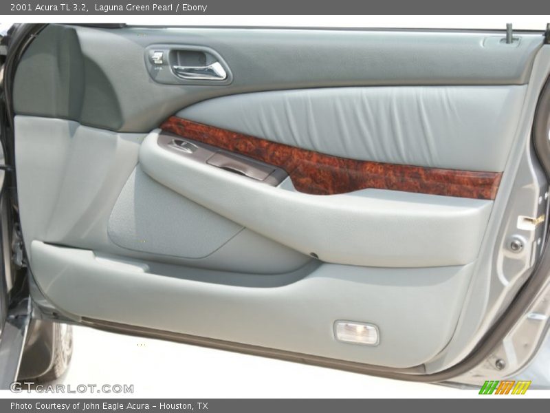 Laguna Green Pearl / Ebony 2001 Acura TL 3.2