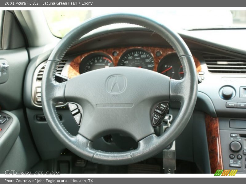 Laguna Green Pearl / Ebony 2001 Acura TL 3.2