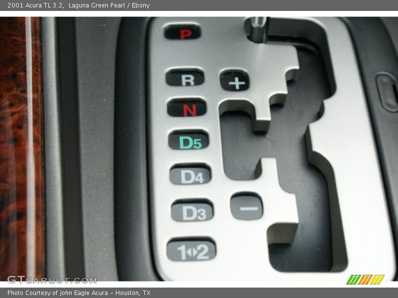 Laguna Green Pearl / Ebony 2001 Acura TL 3.2