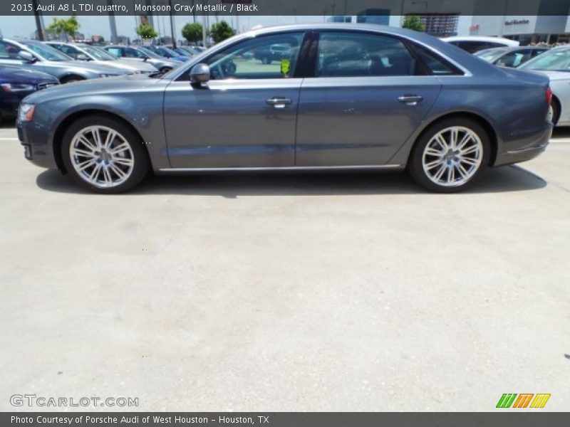  2015 A8 L TDI quattro Monsoon Gray Metallic