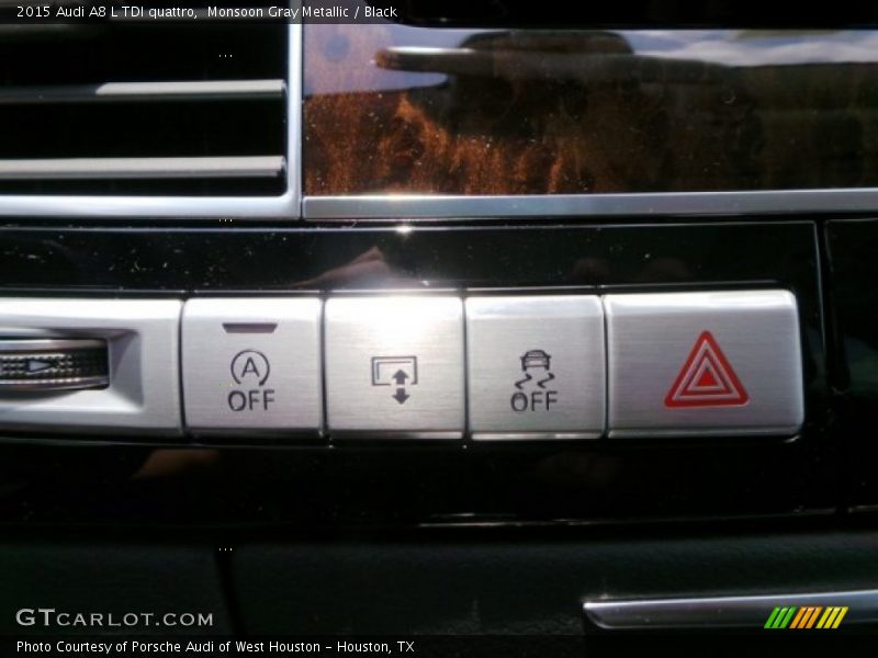 Monsoon Gray Metallic / Black 2015 Audi A8 L TDI quattro