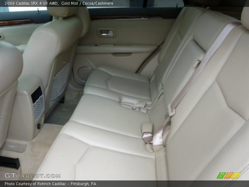 Gold Mist / Cocoa/Cashmere 2009 Cadillac SRX 4 V6 AWD