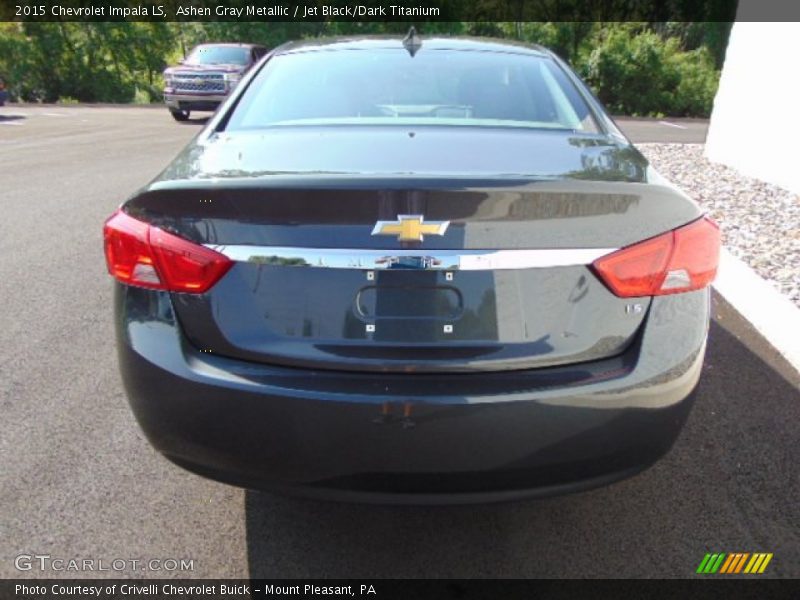 Ashen Gray Metallic / Jet Black/Dark Titanium 2015 Chevrolet Impala LS