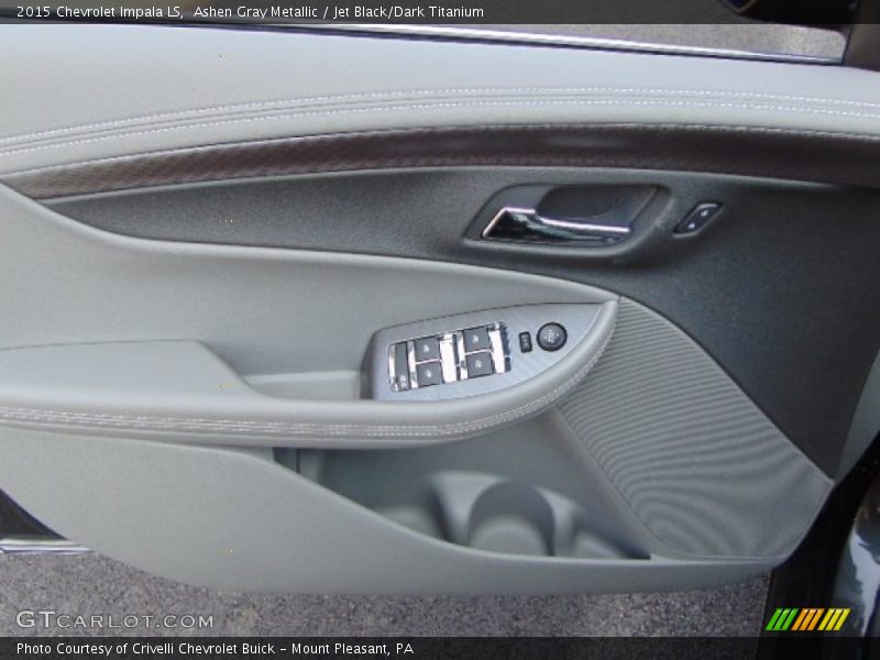 Ashen Gray Metallic / Jet Black/Dark Titanium 2015 Chevrolet Impala LS