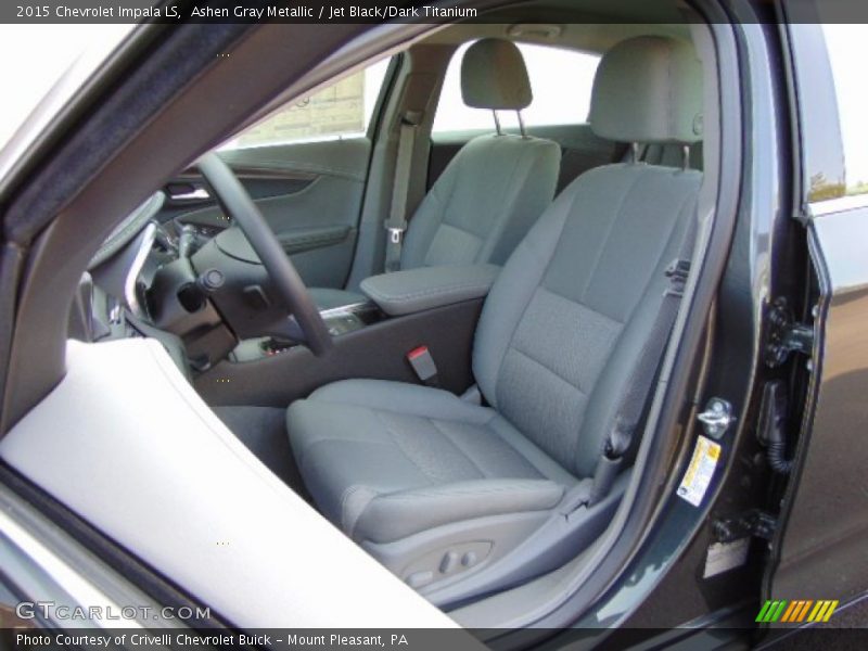 Ashen Gray Metallic / Jet Black/Dark Titanium 2015 Chevrolet Impala LS