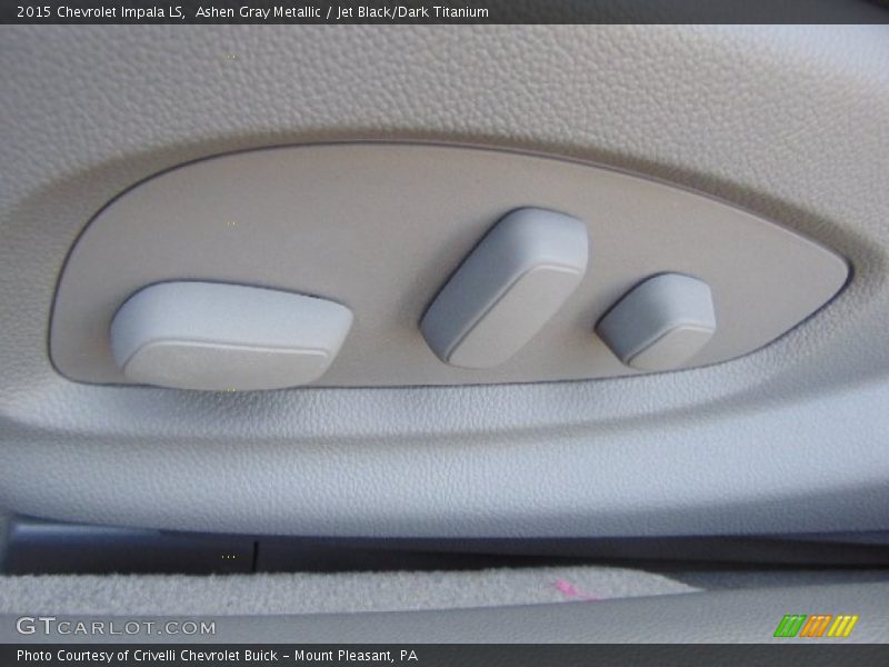 Ashen Gray Metallic / Jet Black/Dark Titanium 2015 Chevrolet Impala LS