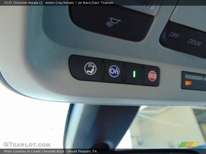 Ashen Gray Metallic / Jet Black/Dark Titanium 2015 Chevrolet Impala LS
