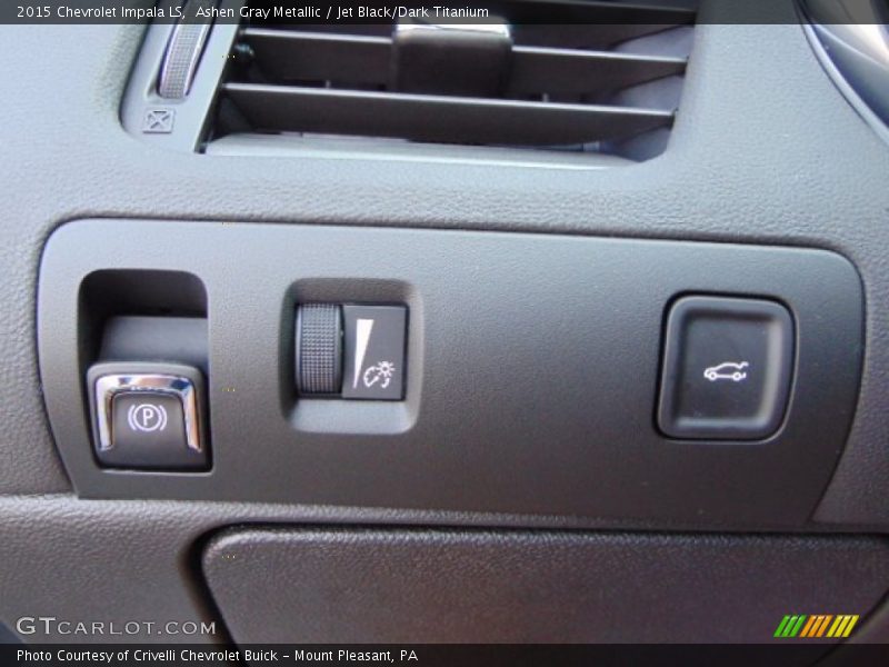 Ashen Gray Metallic / Jet Black/Dark Titanium 2015 Chevrolet Impala LS