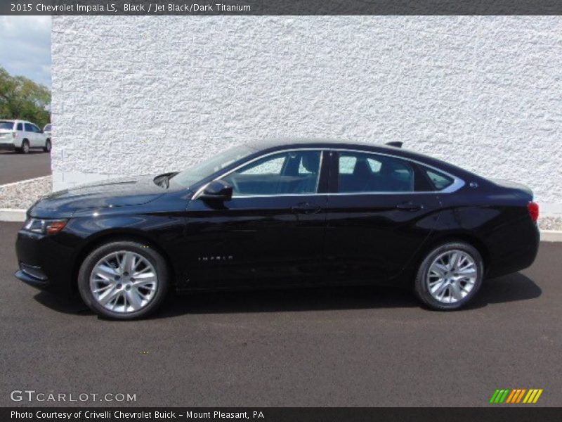 Black / Jet Black/Dark Titanium 2015 Chevrolet Impala LS