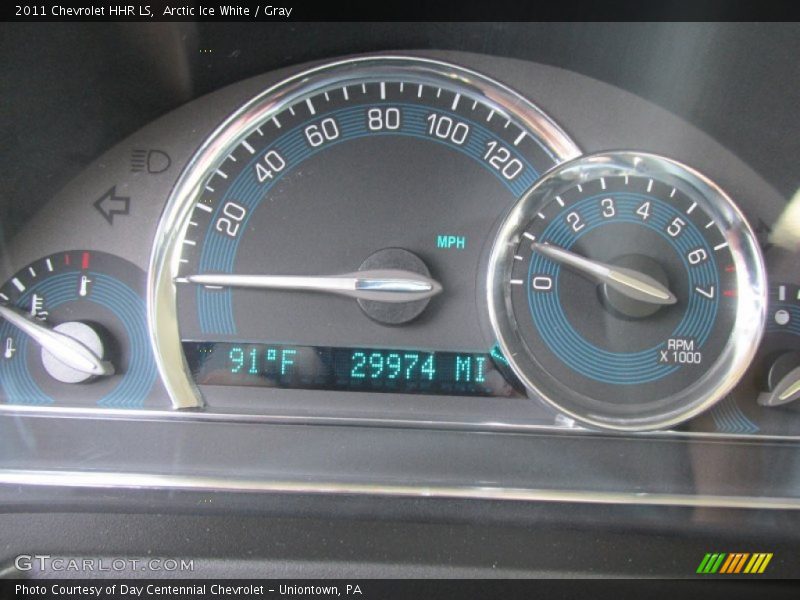 Arctic Ice White / Gray 2011 Chevrolet HHR LS