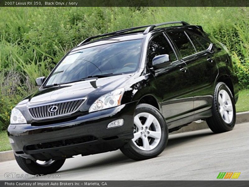 Black Onyx / Ivory 2007 Lexus RX 350