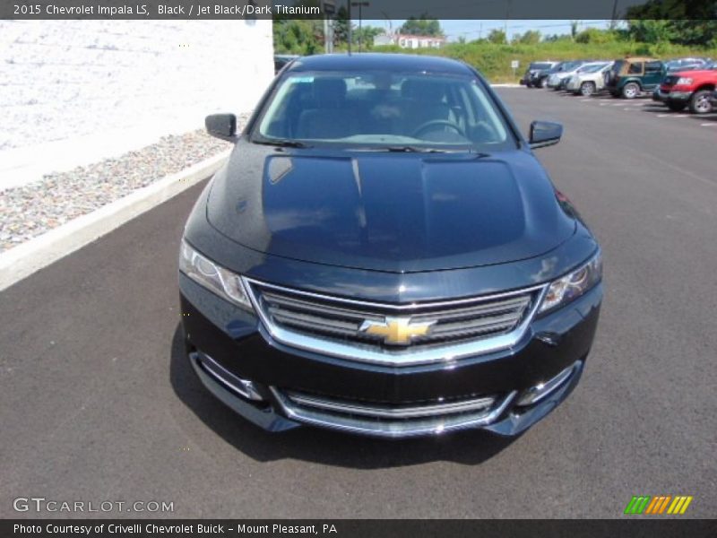 Black / Jet Black/Dark Titanium 2015 Chevrolet Impala LS