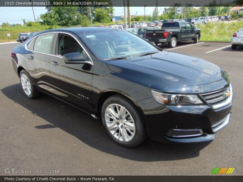 Black / Jet Black/Dark Titanium 2015 Chevrolet Impala LS