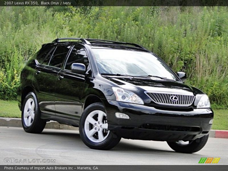 Black Onyx / Ivory 2007 Lexus RX 350