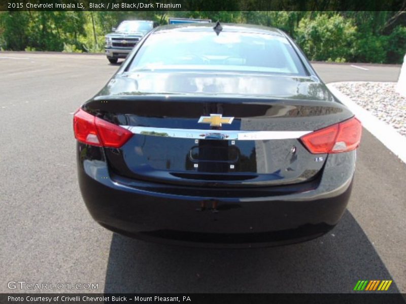 Black / Jet Black/Dark Titanium 2015 Chevrolet Impala LS