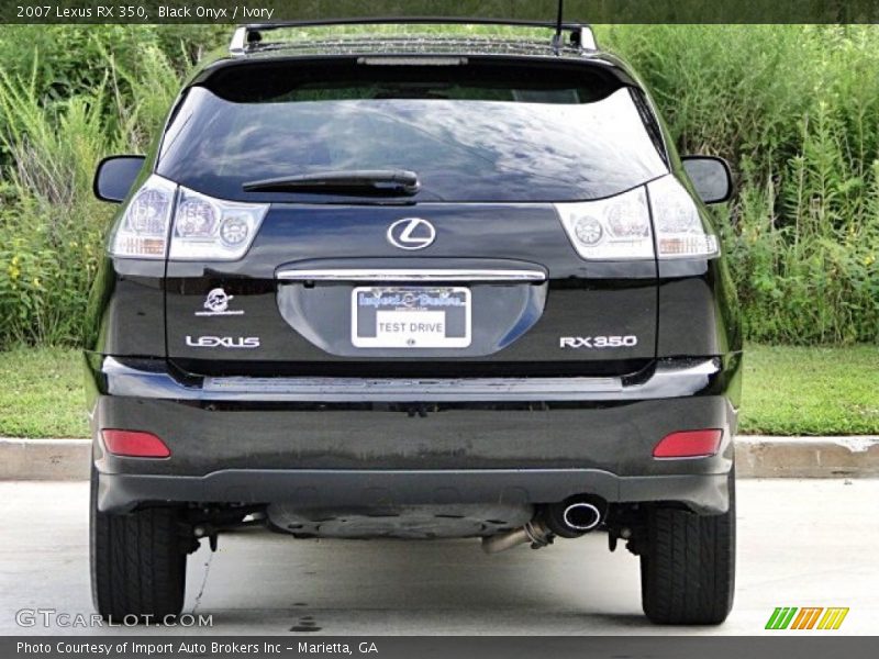 Black Onyx / Ivory 2007 Lexus RX 350