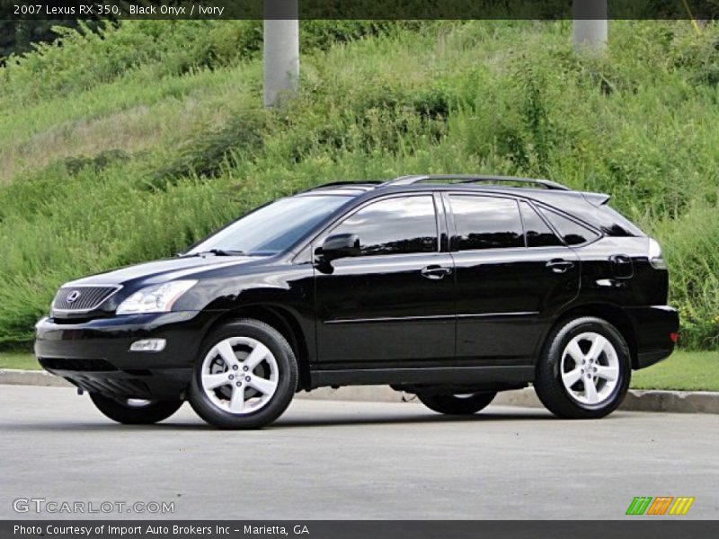 Black Onyx / Ivory 2007 Lexus RX 350