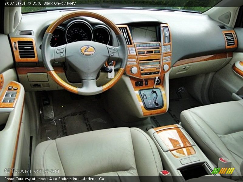Black Onyx / Ivory 2007 Lexus RX 350