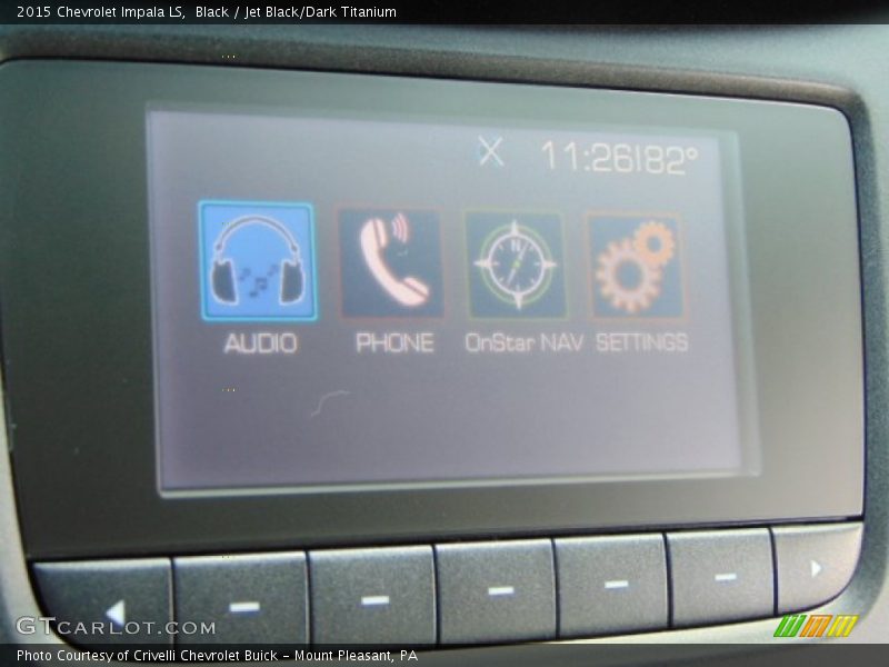 Black / Jet Black/Dark Titanium 2015 Chevrolet Impala LS