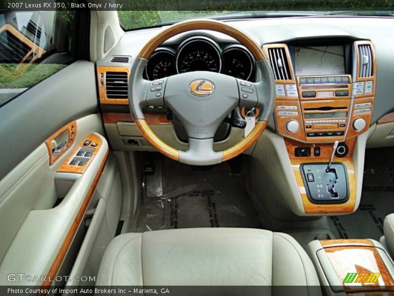 Black Onyx / Ivory 2007 Lexus RX 350