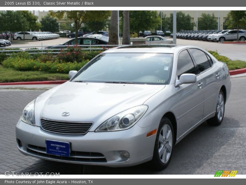 Classic Silver Metallic / Black 2005 Lexus ES 330