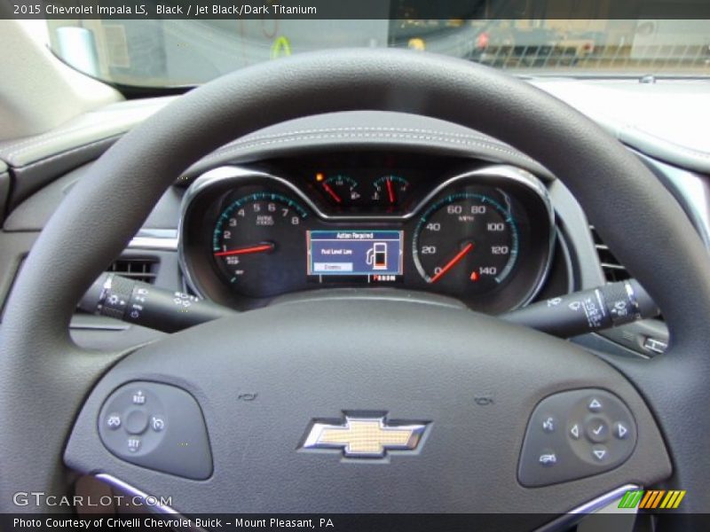 Black / Jet Black/Dark Titanium 2015 Chevrolet Impala LS
