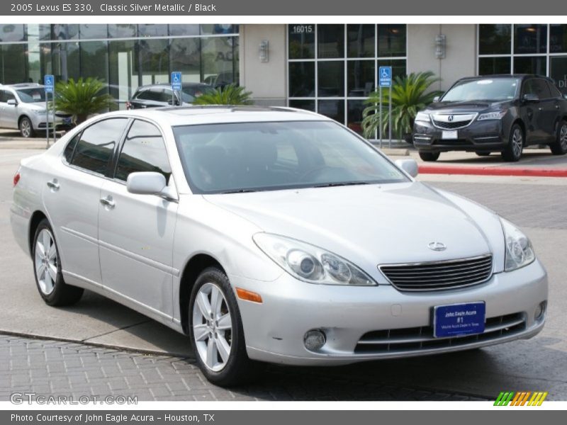 Classic Silver Metallic / Black 2005 Lexus ES 330