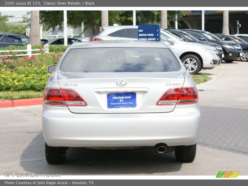 Classic Silver Metallic / Black 2005 Lexus ES 330