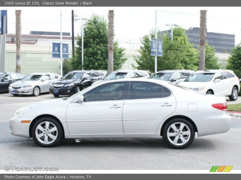 Classic Silver Metallic / Black 2005 Lexus ES 330