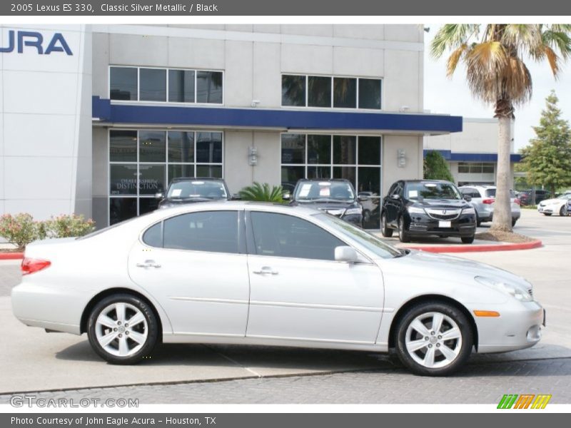 Classic Silver Metallic / Black 2005 Lexus ES 330