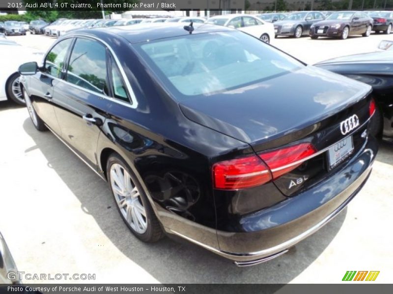 Phantom Black Pearl / Black 2015 Audi A8 L 4.0T quattro