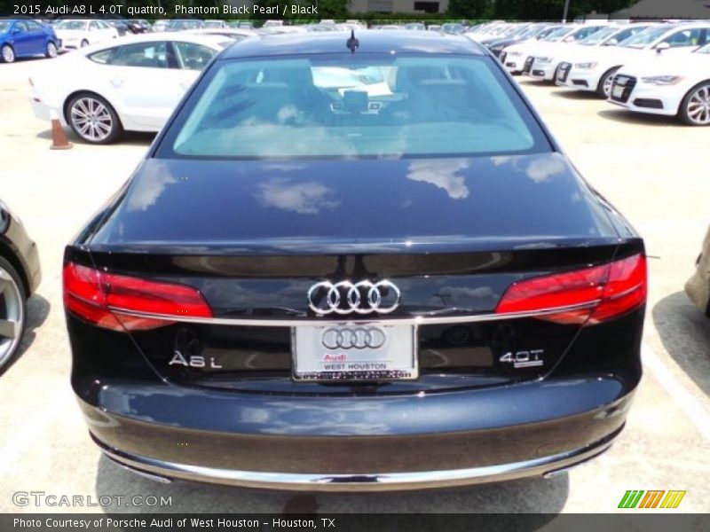 Phantom Black Pearl / Black 2015 Audi A8 L 4.0T quattro