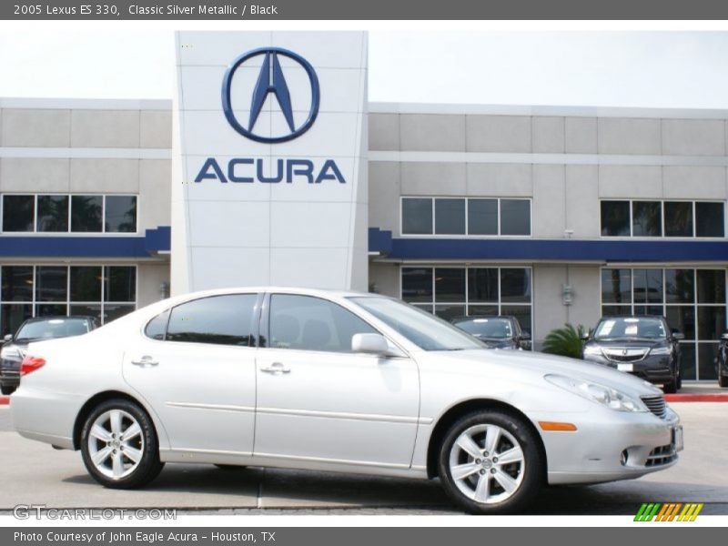 Classic Silver Metallic / Black 2005 Lexus ES 330