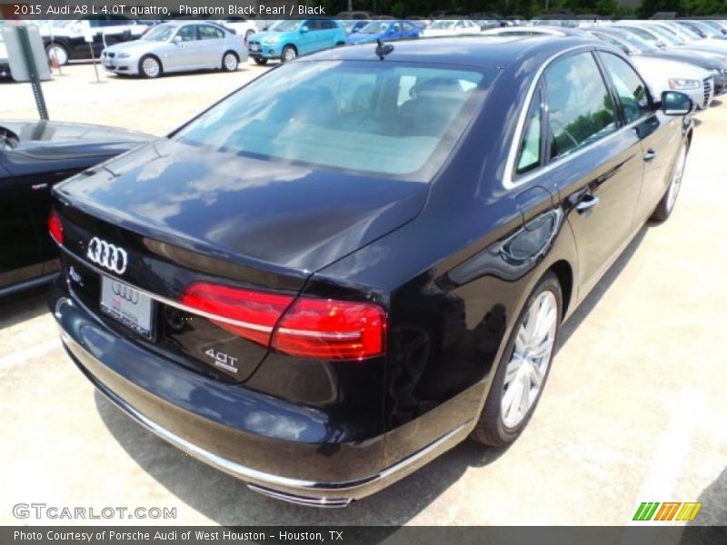 Phantom Black Pearl / Black 2015 Audi A8 L 4.0T quattro