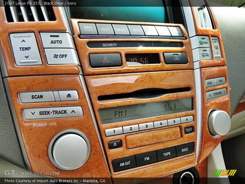 Black Onyx / Ivory 2007 Lexus RX 350