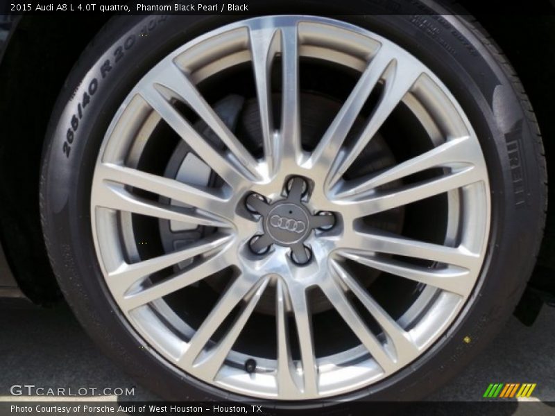 Phantom Black Pearl / Black 2015 Audi A8 L 4.0T quattro