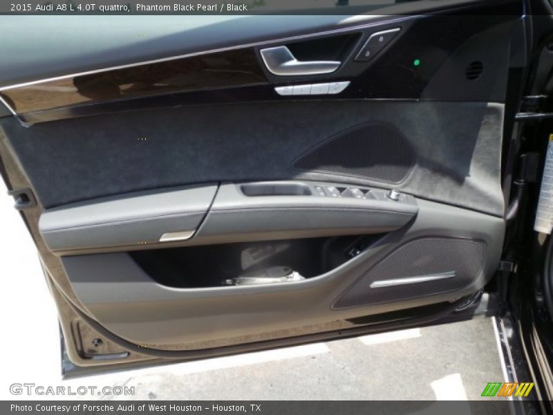 Phantom Black Pearl / Black 2015 Audi A8 L 4.0T quattro